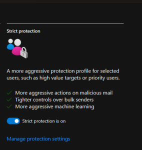 032124 1713 Howtousethe15 284x300 - How to use the Microsoft Defender portal to assign Strict preset security policies to users