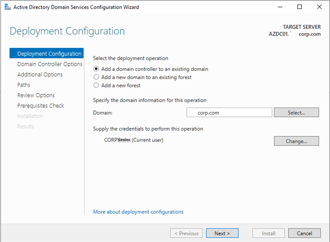100120 0013 DeployaNewA38 - Deploy a New Active Directory Domain Controller Server at Azure