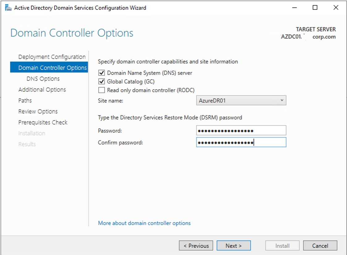 100120 0013 DeployaNewA39 - Deploy a New Active Directory Domain Controller Server at Azure