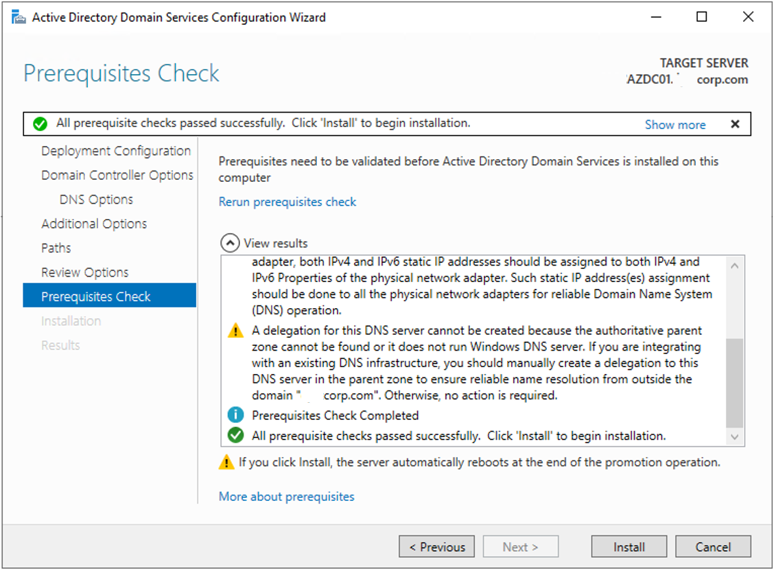 100120 0013 DeployaNewA44 - Deploy a New Active Directory Domain Controller Server at Azure