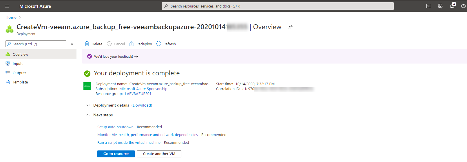 102020 1922 HowtoInstal26 - How to Install Veeam Backup for Microsoft Azure 1.0
