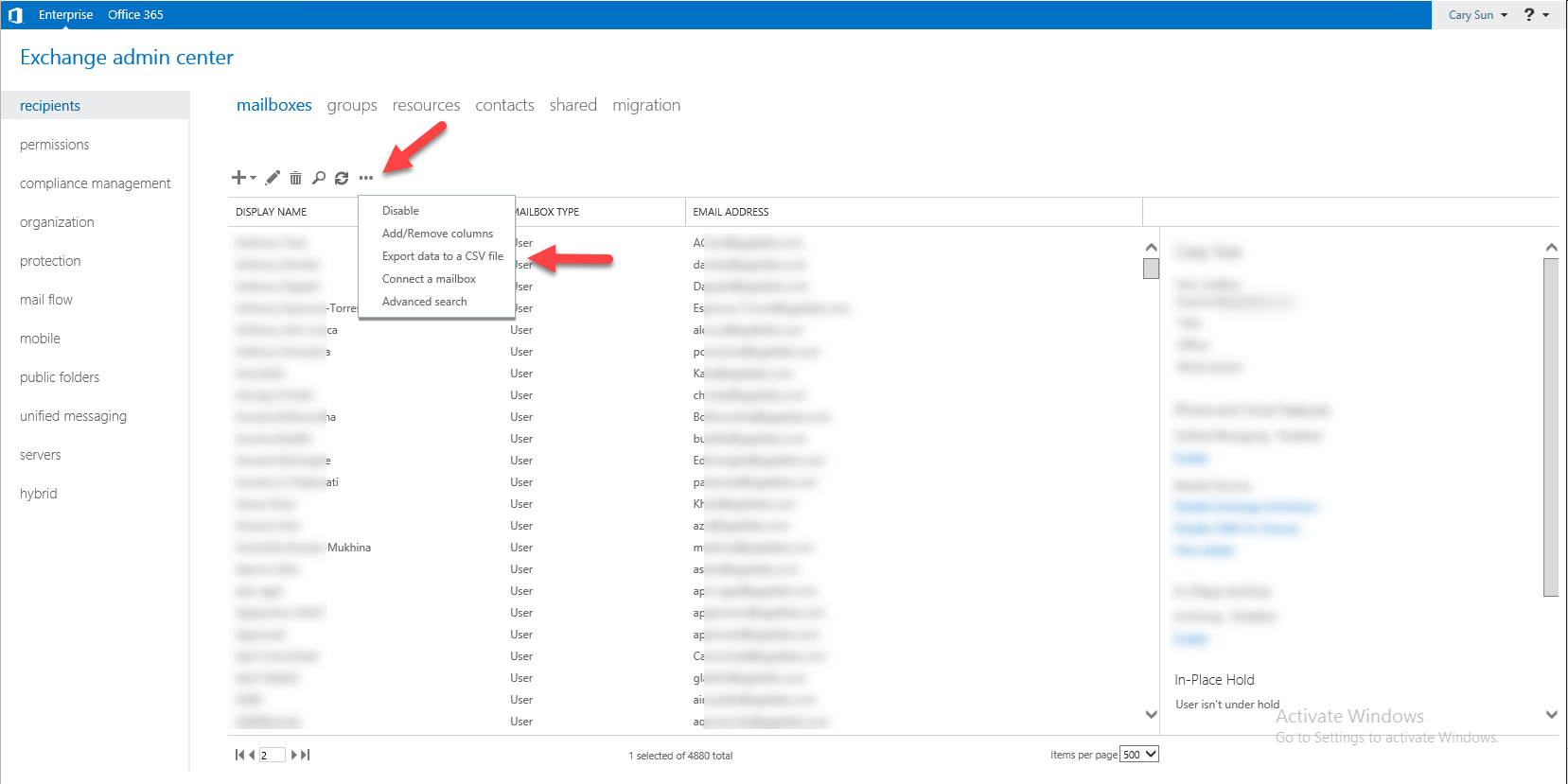 102220 0015 Howtousecsv2 - How to use csv file for migration #Microsoft exchange user mailboxes to another database
