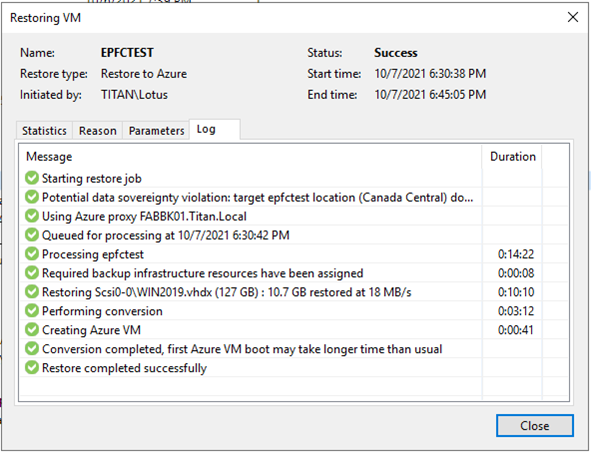 120721 1658 HowtouseVee54 - How to use Veeam to Restore On-Premises VM to Azure