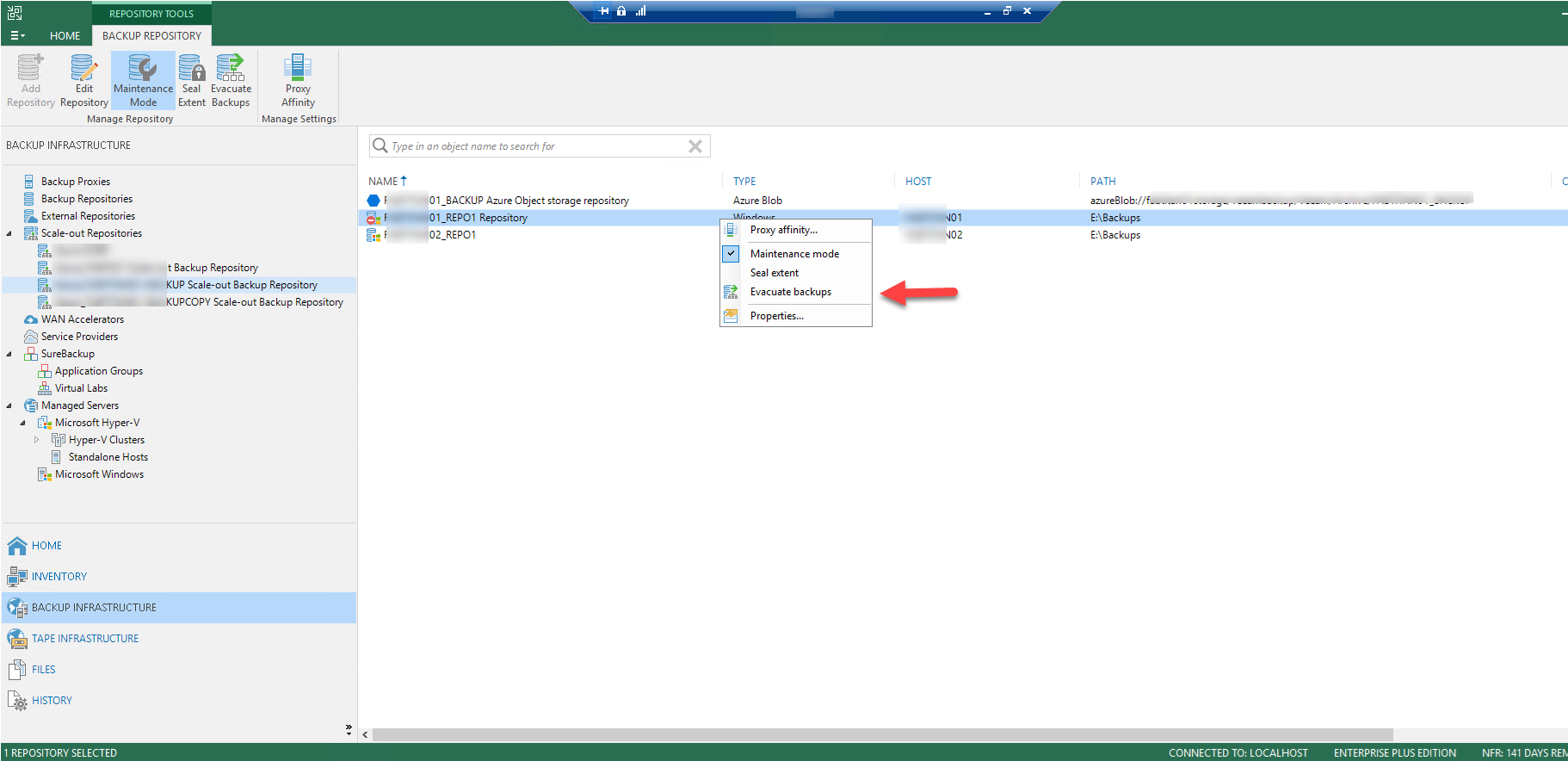 121121 1917 HowtomoveVe12 - How to move Veeam SOBR Performance Tier to another Server (repository)