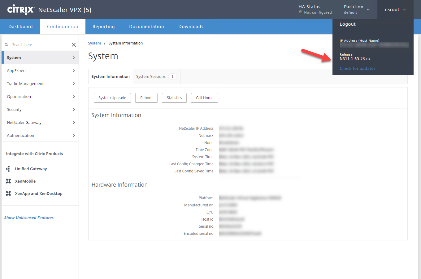 123121 1857 Howtoupgrad24 - How to upgrade Citrix ADC to 11.1