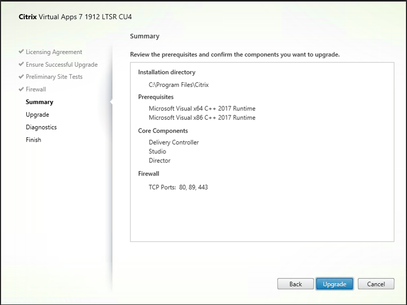 010922 2014 Howtoupgrad16 - How to upgrade Citrix XenApp 7.15 LTSR to Virtual Apps 7 1912 LTSR