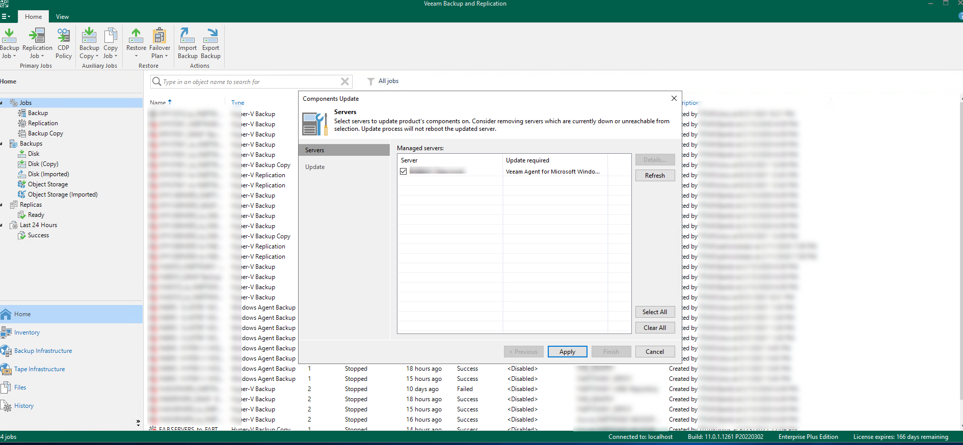 031422 1949 Howtoinstal10 - How to install cumulative patches 11.0.1.1261 P20220302 for Veeam Backup & Replication 11a