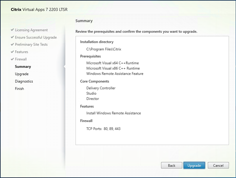 040722 1530 Howtoupgrad18 - How to upgrade to Citrix Virtual Apps 7 2203 LTSR Edition