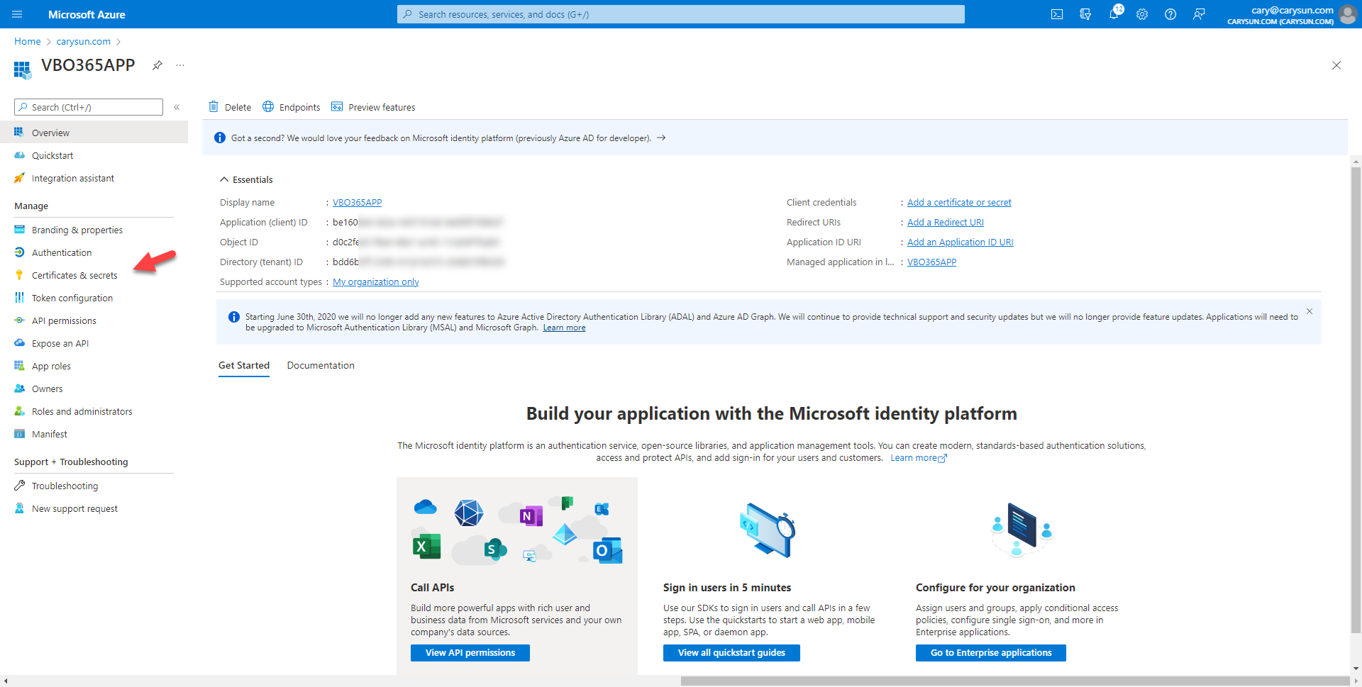 042022 1642 Howtoconfig50 - How to configure Azure AD Application Permissions for Modern App-Only Authentication of Veeam Backup for Microsoft 365