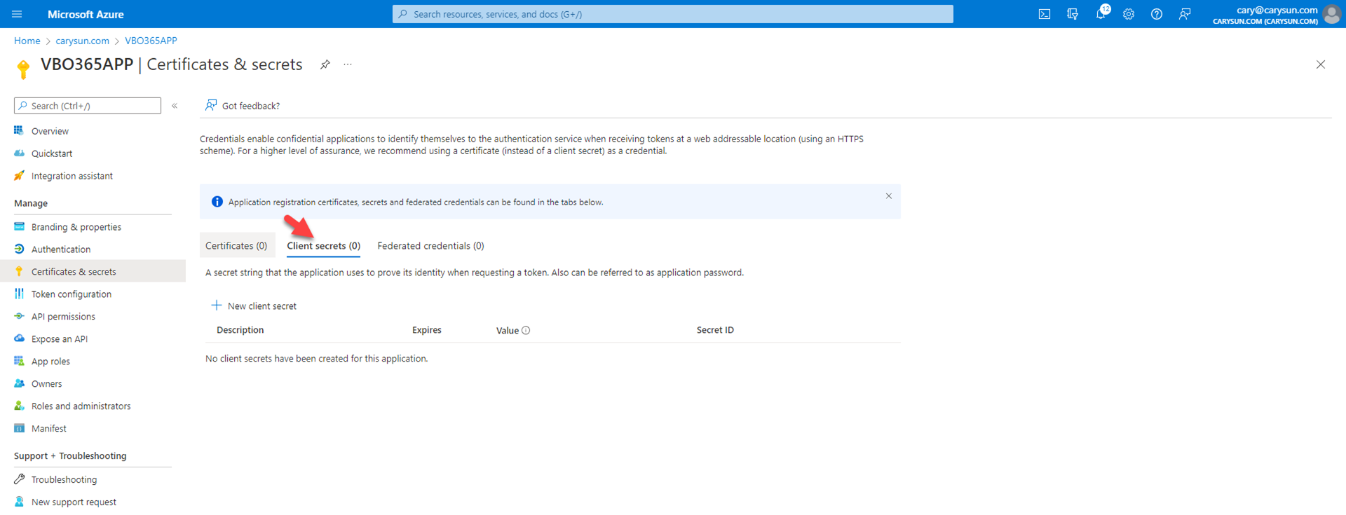 042022 1642 Howtoconfig51 - How to configure Azure AD Application Permissions for Modern App-Only Authentication of Veeam Backup for Microsoft 365