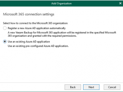 042522 1826 Howtoaddorg4 240x180 - How to add organization with modern app-only authentication and use an existing Azure AD application at Veeam Backup for Microsoft 365