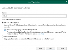 042722 1600 Howtoaddorg49 240x180 - How to add organizations with Modern Authentication and Legacy Protocols at Veeam Backup for Microsoft 365