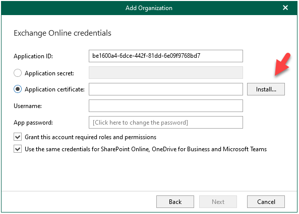042722 1600 Howtoaddorg52 - How to add organizations with Modern Authentication and Legacy Protocols at Veeam Backup for Microsoft 365