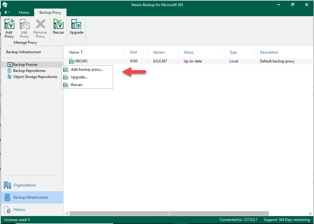 050422 1647 HowtoaddBac5 - How to add Backup Proxy Servers for Veeam Backup for Microsoft 365 v6