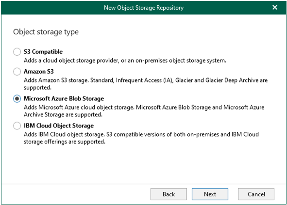 052622 1821 HowtoaddMic28 - How to add Microsoft Azure Archive Storage Repository without Azure archiver appliance at Veeam Backup for Microsoft 365