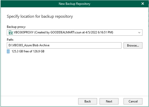 052622 1821 HowtoaddMic48 - How to add Microsoft Azure Archive Storage Repository without Azure archiver appliance at Veeam Backup for Microsoft 365