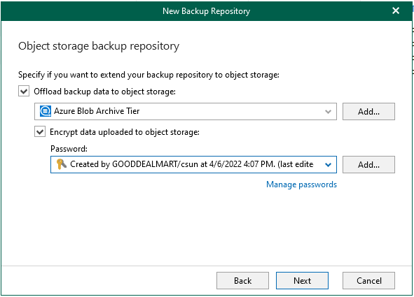 052622 1821 HowtoaddMic50 - How to add Microsoft Azure Archive Storage Repository without Azure archiver appliance at Veeam Backup for Microsoft 365