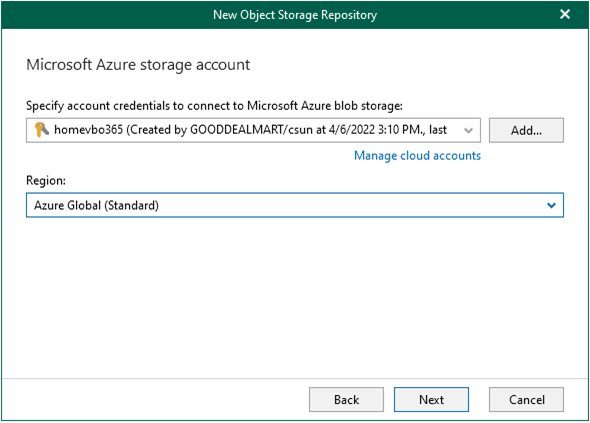 060122 1633 HowtoMicros32 - How to add Microsoft Azure Archive Storage Repository with Azure archiver appliance at Veeam Backup for Microsoft 365