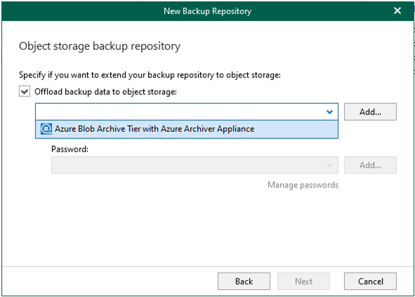 060122 1633 HowtoMicros86 - How to add Microsoft Azure Archive Storage Repository with Azure archiver appliance at Veeam Backup for Microsoft 365