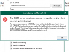 060322 1645 FixSmtpClie1 240x180 - Fix SmtpClientAuthentication is disabled for the Tenant error at Veeam Notifications