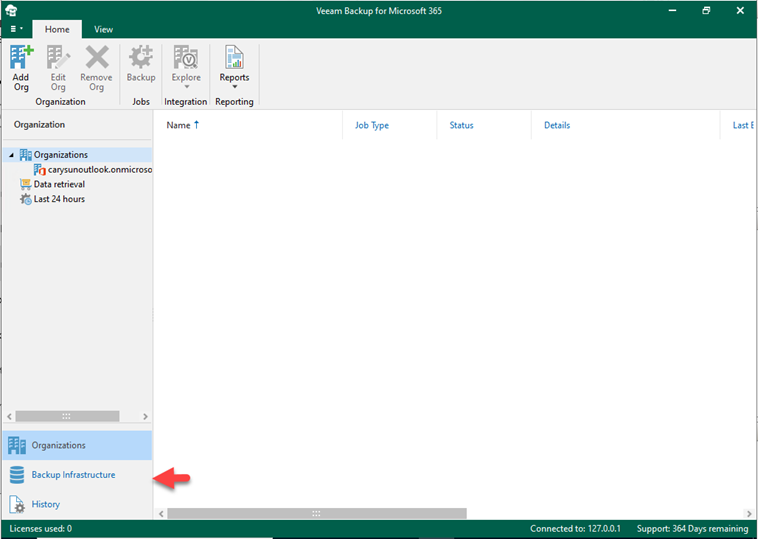 012723 1627 Howtoaddaba1 - How to add a backup proxy server’s local directory as a backup repository in Veeam Backup for Microsoft 365 v6.0