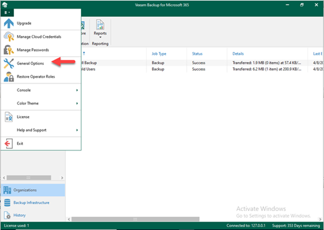 012823 2118 Howtoconfig32 - How to configure notification settings with a Microsoft 365 MFA account in Veeam Backup for Microsoft 365 v6