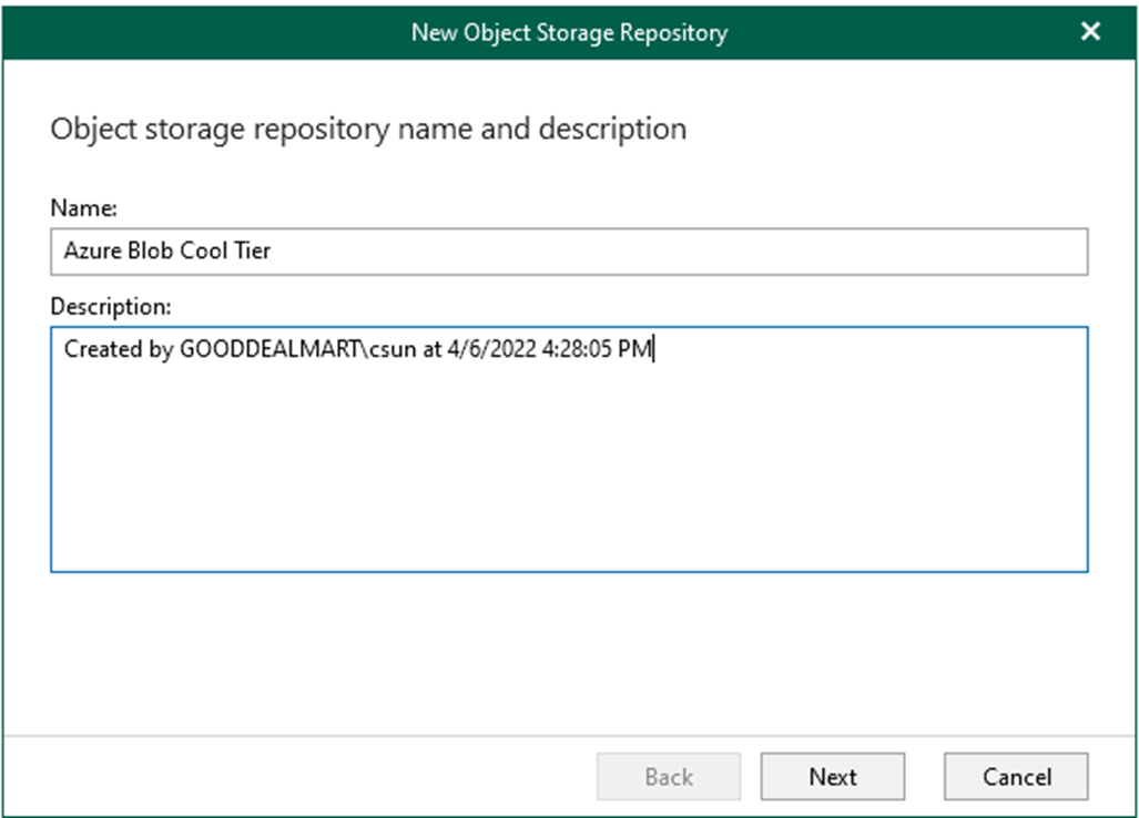 012923 0541 HowtoaddMic28 - How to add Microsoft Azure blob object storage repositories in Veeam Backup for Microsoft 365 v6