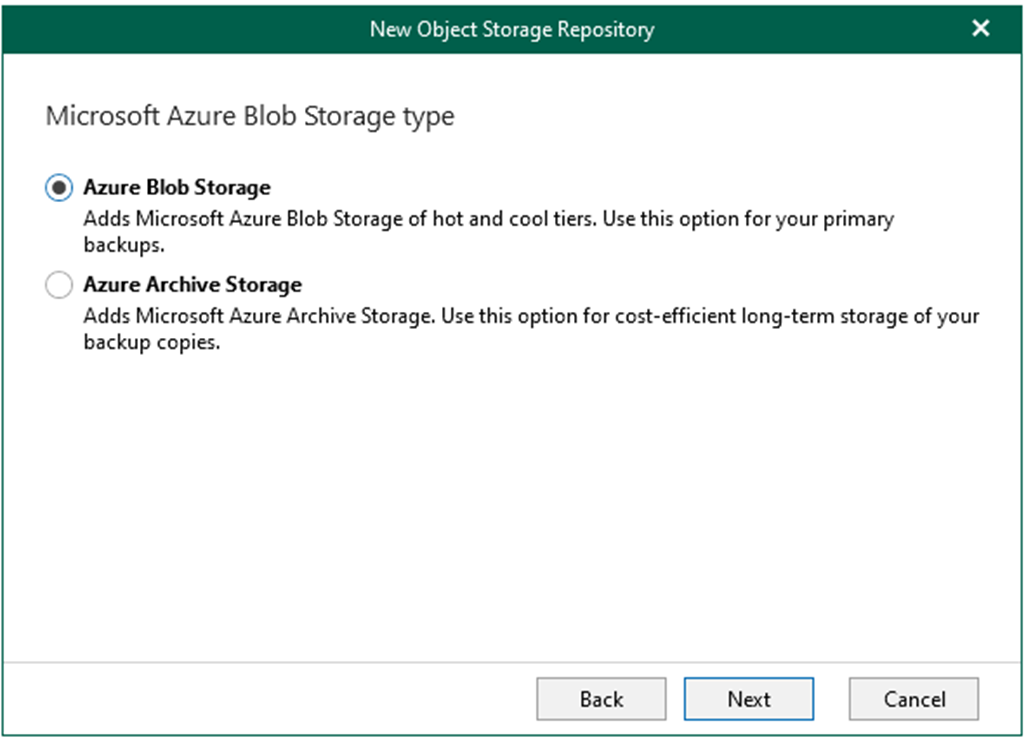 012923 0541 HowtoaddMic30 - How to add Microsoft Azure blob object storage repositories in Veeam Backup for Microsoft 365 v6