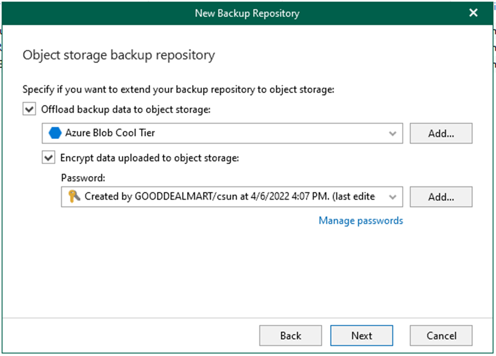 012923 0541 HowtoaddMic51 - How to add Microsoft Azure blob object storage repositories in Veeam Backup for Microsoft 365 v6