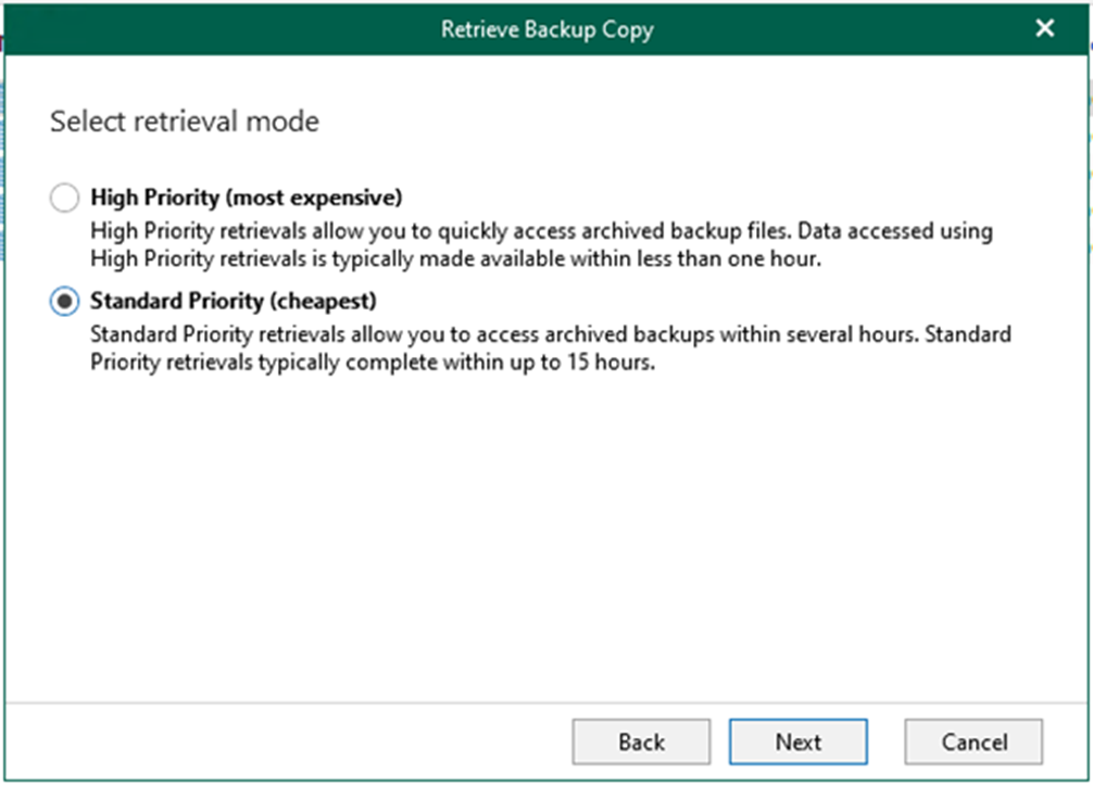 012923 2003 Howtocreate8 - How to create an Exchange data retrieval job in Veeam Backup for Microsoft 365 v6