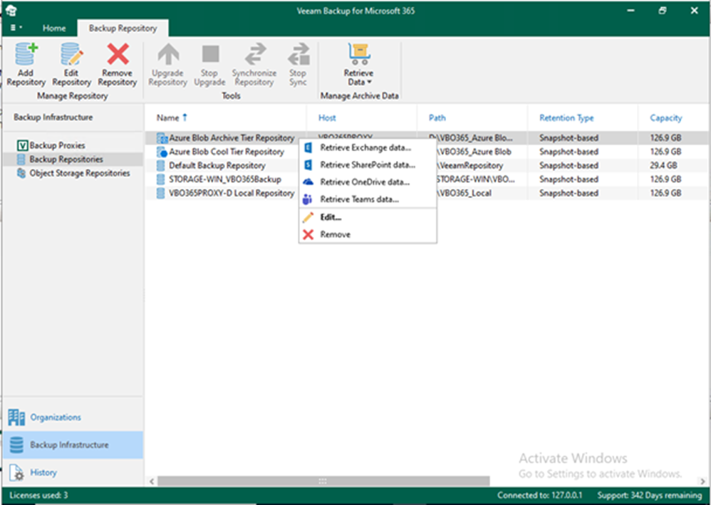 012923 2102 Howtocreate3 - How to create a OneDrive data retrieval job in Veeam Backup for Microsoft 365 v6