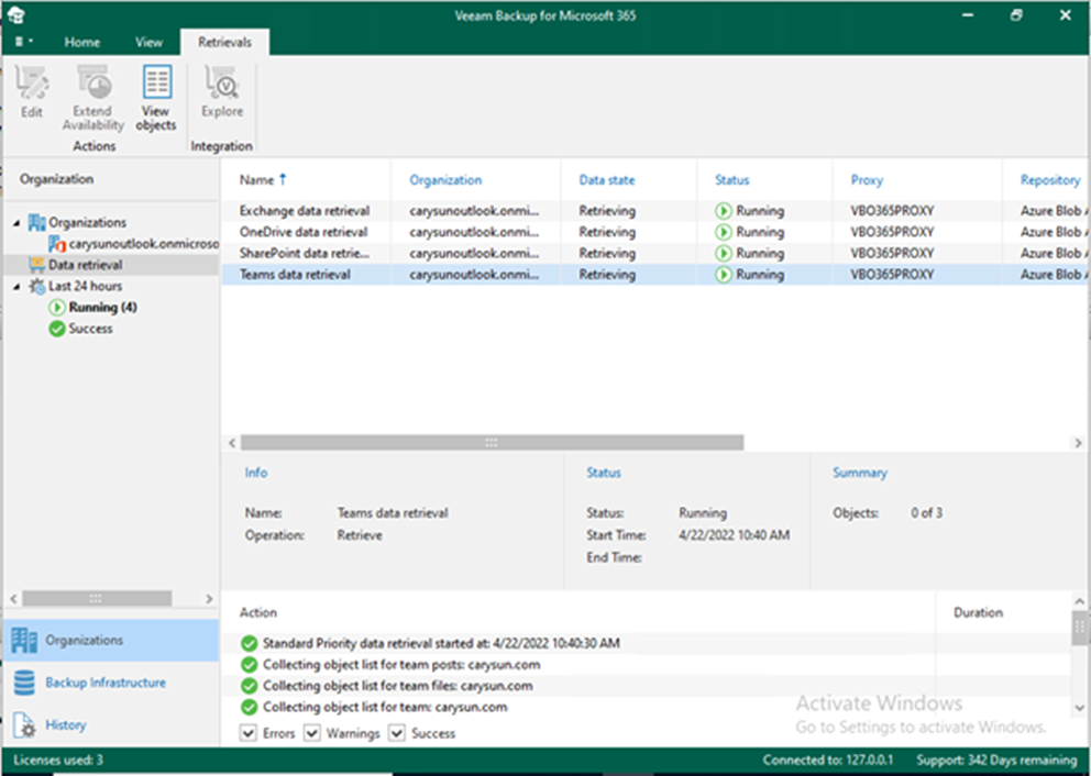 012923 2135 Howtocreate11 - How to create a Teams data retrieval job in Veeam Backup for Microsoft 365 v6