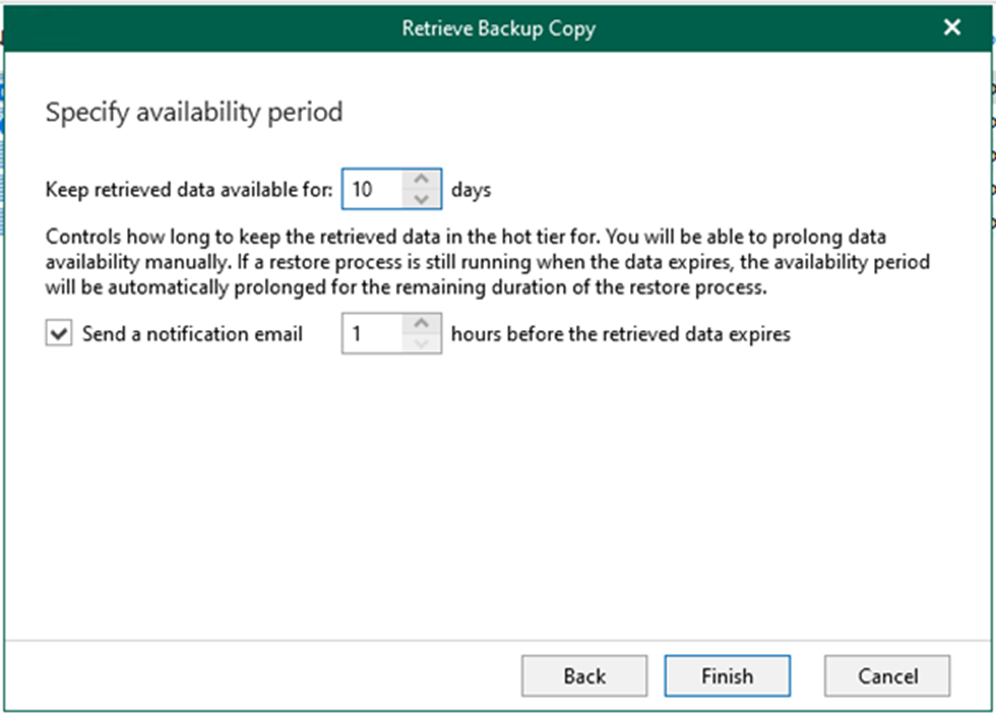 012923 2135 Howtocreate9 - How to create a Teams data retrieval job in Veeam Backup for Microsoft 365 v6