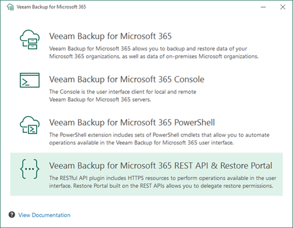 020423 2115 Howtoinstal7 - How to install Veeam Backup for Microsoft 365 REST API on the separate computer