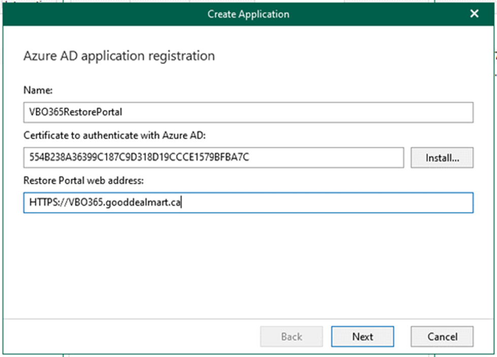 020523 0502 Howtoconfig7 - How to configure Restore Portal settings for the Veeam Backup for Microsoft 365 v6