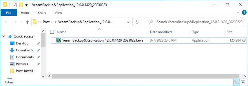 030723 2303 HowtoInstal6 - How to Install Veeam Backup & Replication 12 Cumulative Patches P20230223