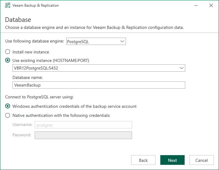 082223 1802 Howtoinstal14 - How to install Veeam Backup and Replication v12 with PostgreSQL