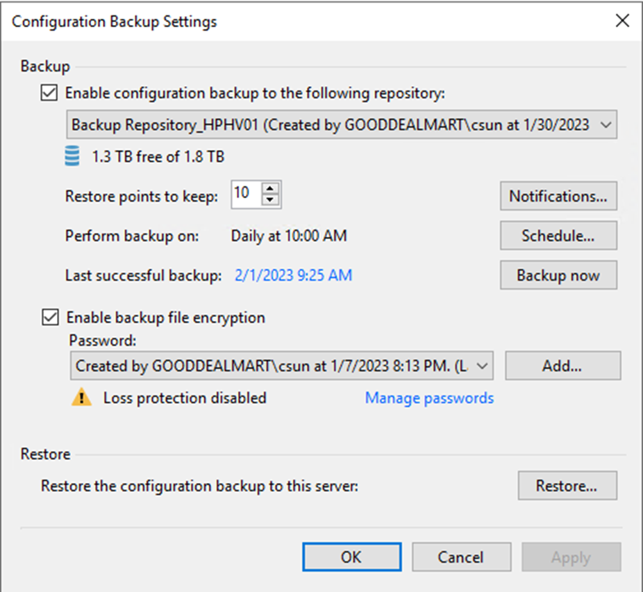 082223 2024 Howtomigrat3 - How to migrate the Existing Veeam Backup and Replication to the new server with PostgreSQL