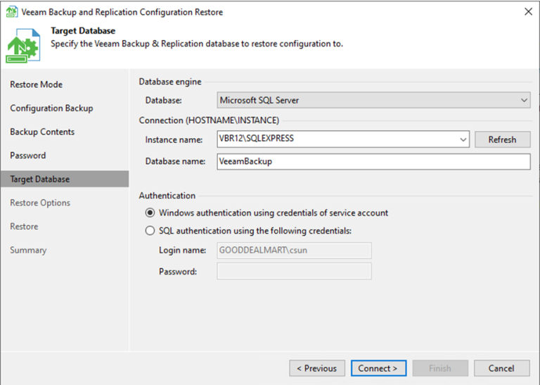 082223 2101 Howtomigrat15 768x547 - How to migrate the Existing Veeam Backup and Replication to the new server with Microsoft SQL