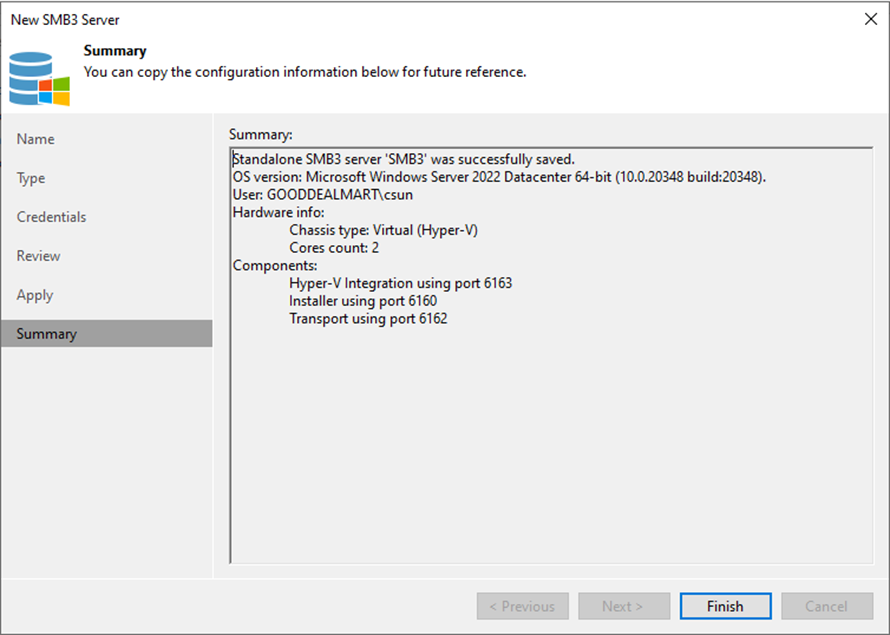 082323 1809 HowtoaddMic14 - How to add Microsoft SMB3 Servers to Veeam Backup and Replication v12