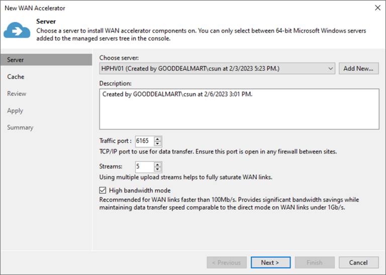 082323 2009 HowtoaddWAN3 768x547 - How to add WAN Acceleration to Veeam Backup and Replication v12