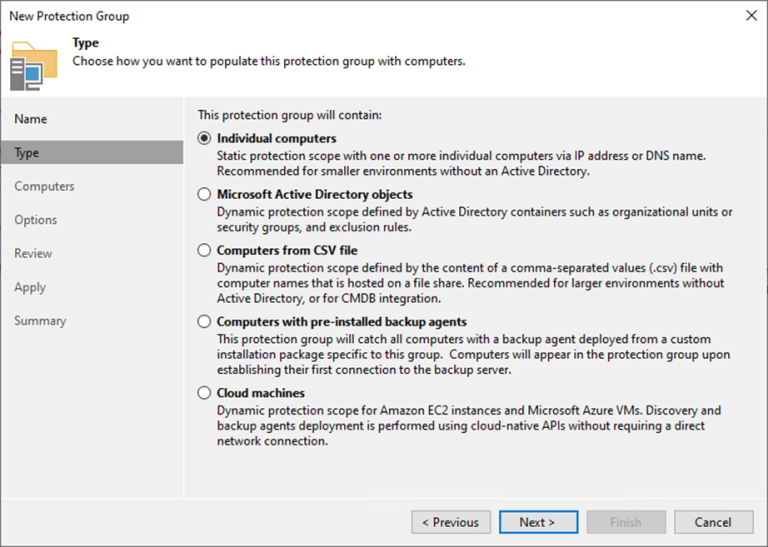 082323 2043 HowtoaddVee4 768x547 - How to add Veeam Agent to On-Premises Microsoft Windows Physical machines at Veeam Backup and Replication v12