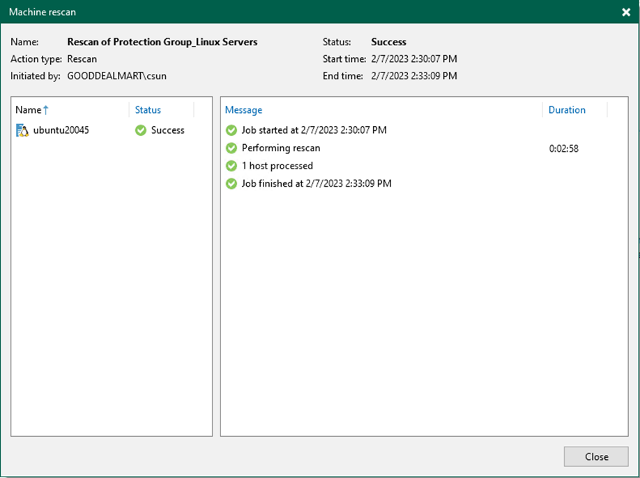 082323 2132 HowtoaddVee20 - How to add Veeam Agent to On-Premises Linux Physical machines at Veeam Backup and Replication v12