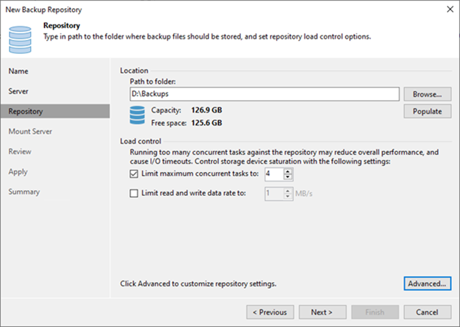 082523 1642 Howtoaddthe11 - How to add the Microsoft Windows Server’s local directory as a Backup Repository at Veeam Backup and Replication v12