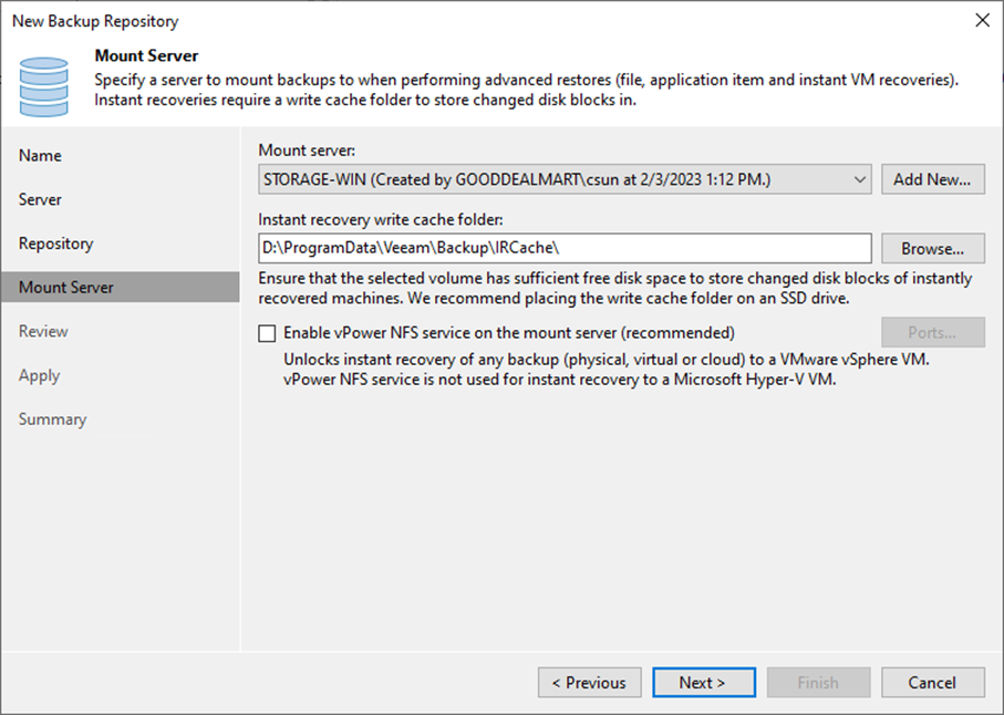 082523 1642 Howtoaddthe12 - How to add the Microsoft Windows Server’s local directory as a Backup Repository at Veeam Backup and Replication v12