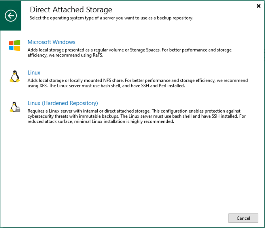 082523 1748 Howtoaddthe4 - How to add the Linux Server’s local directory as a Hardened Backup Repository at Veeam Backup and Replication v12