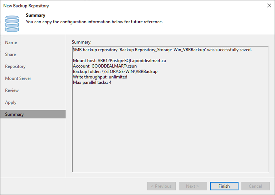 082523 1819 Howtoaddthe13 - How to add the Network Attached Storage (SMB or CIFS Shares) as a Backup Repository at Veeam Backup and Replication v12
