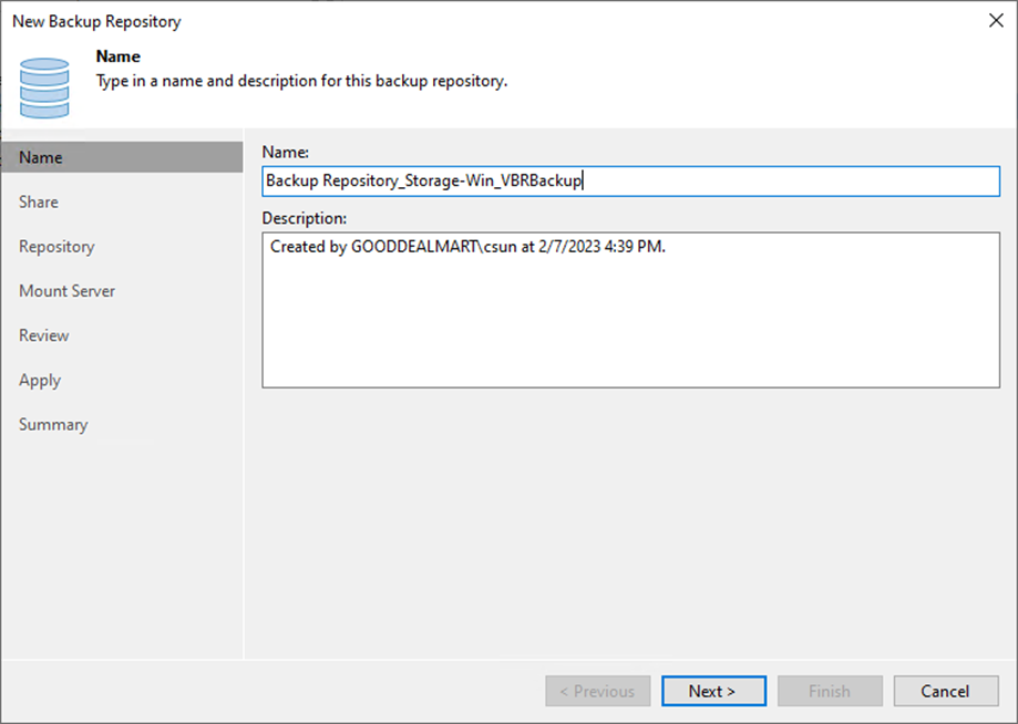 082523 1819 Howtoaddthe5 - How to add the Network Attached Storage (SMB or CIFS Shares) as a Backup Repository at Veeam Backup and Replication v12