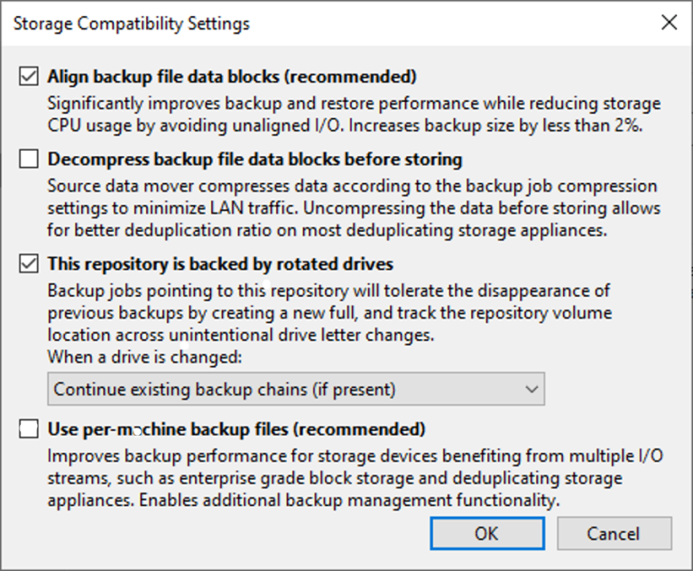 082523 1900 Howtoaddthe10 768x633 - How to add the Microsoft Windows Server’s Rotated Drive as a Backup Repository at Veeam Backup and Replication v12