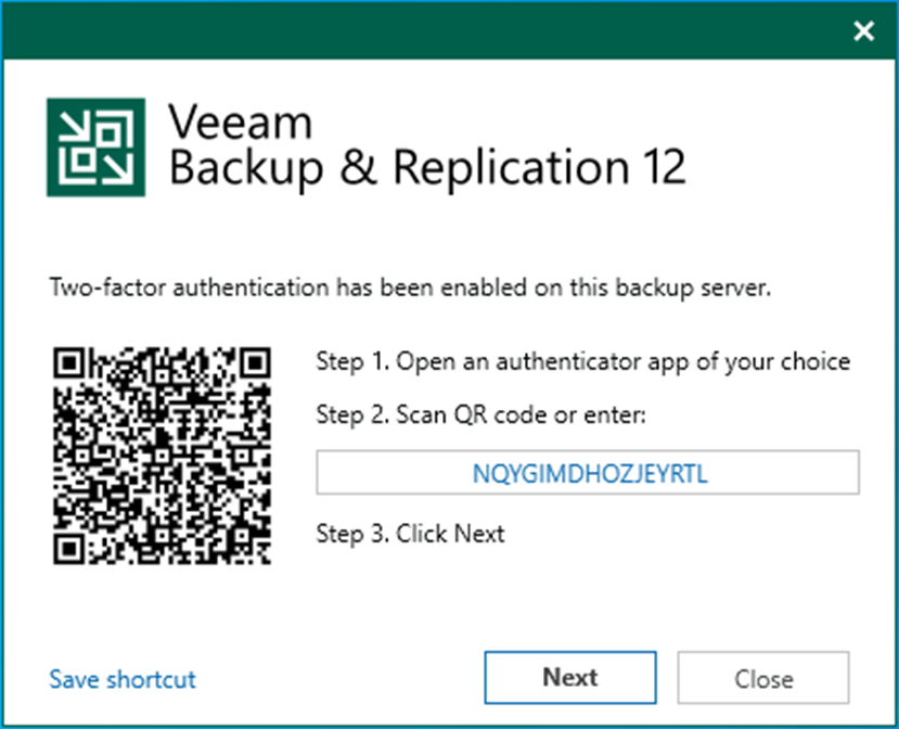 082623 1635 Howtoconfig12 - How to configure Multi-Factor Authentication for Users at Veeam Backup and Replication v12
